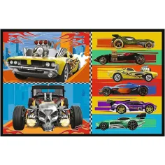Hot Wheels - puzzle da 2 x 70 pezzi - Trefl immagine 3
