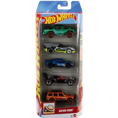 Hot Wheels: Safari Mode set di 5 macchinine 1/64 - Mattel