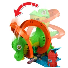 Hot Wheels: Set di pista Attacco del T-Rex - Mattel immagine 3