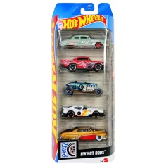 Hot Wheels: Set di 5 macchinine Hot Rods 1/64 - Mattel