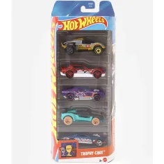 Hot Wheels: Set di 5 macchinine Trophy Case 1/64 - Mattel