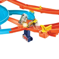Hot Wheels: Set di pista Super Spirale con 5 macchinine - Mattel immagine 3