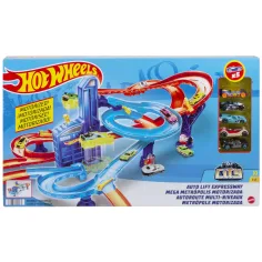 Hot Wheels: Set di pista Super Spirale con 5 macchinine - Mattel