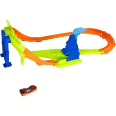 Hot Wheels: Set di piste da corsa - Gara circolare con salto - Mattel immagine 3