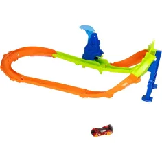 Hot Wheels: Set di piste da corsa - Gara circolare con salto - Mattel immagine 4