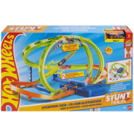 Hot Wheels Stunt Tracks Set pista con curve - Mattel