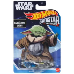 Hot Wheels: Superstar Speeders Star Wars Grogu Ollie Rocket macchina in miniatura 1/64 - Mattel