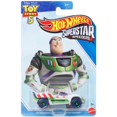 Hot Wheels: Superstar Speeders Toy Story 5 Hi-Tech Buzz Lightyear macchina in miniatura 1/64 - Mattel