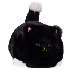 Huggy Luv: Peluche interattivo con suono - gatto nero immagine 2