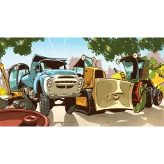Hugh il Pinguino, il spazzaneve (Garage Gang) diafilm immagine 2