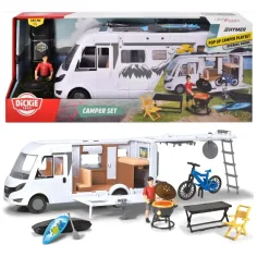 Hymer Camping Van camper con accessori 30cm - Dickie Toys immagine 6