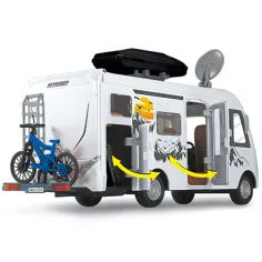 Hymer Camping Van camper con accessori 30cm - Dickie Toys