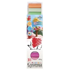 ICO: Riccio plastilina in colori pastello 10 pezzi