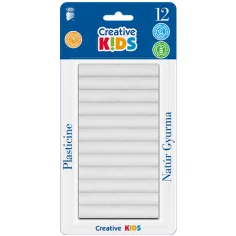 ICO: Set di pasta modellabile naturale per bambini creativi da 12 pezzi da 165 g