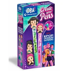 Idea Art Mini: K-Pop Demon Hunters set di creazione penne Zoey e Mira - Clementoni