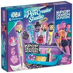 Idea! K-Pop Cacciatori di Demoni: Studio di Creazione di Penne con 5 Penne – Clementoni