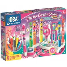 Idea! Studio di creazione di pennarelli con accessori - Clementoni