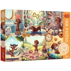 Il diario di un piccolo bassotto puzzle 100 pezzi - Trefl