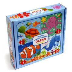 Il mio primo puzzle: Oceano 4 in 1 puzzle per bambini