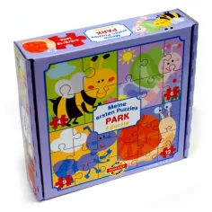 Il mio primo puzzle: Piccole cose da giardino 4 in 1 puzzle per bambini