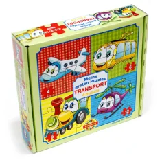 Il mio primo puzzle: Trasporti 4 in 1 puzzle per bambini
