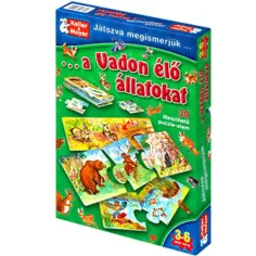 Giocando conosciamo gli animali selvatici gioco da tavolo