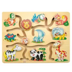 Incredibili animali puzzle in legno