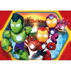 Iron Man e la sua super squadra puzzle maxi da 24 pezzi - Clementoni immagine 2