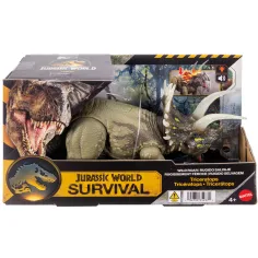 Jurassic World: Dinosauro attaccante Triceratopo con suono e luce – Mattel
