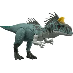 Jurassic World: dinosauro Cryolophosaurus attaccante con suono e luce – Mattel