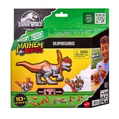 Jurassic World: Mayhem Mix-Ups DIY Mutanti dinosauro Dilophosaurus - Mattel