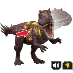 Jurassic World: Metriacanthosaurus dinosauro attaccante con suono e luce – Mattel immagine 3