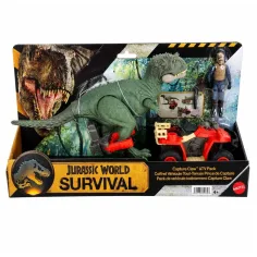 Jurassic World: Set di gioco Quad per catturare dinosauri - Mattel