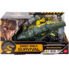Jurassic World: Stomatosuchus dinosauro attaccante con suono e luce – Mattel