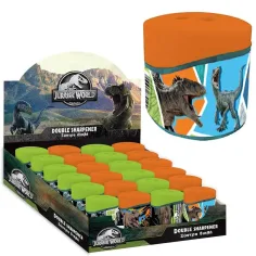 Jurassic World: Temperamatite a due fori Velociraptor 1 pz