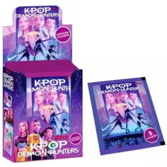 K-Pop cacciatori di demoni adesivi collezionabili in confezione sorpresa - 1 confezione con 5 adesivi immagine 1