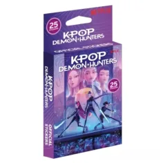 K-Pop cacciatori di demoni adesivi collezionabili in super pacchetto - 5 x 5 pezzi di adesivo immagine 1