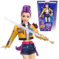 K-Pop Cacciatori di Demoni: Bambola di Moda Rumi con Spada – Mattel immagine 2