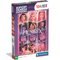 K-Pop cacciatori di demoni puzzle Huntrix SuperColor 104 pezzi – Clementoni immagine 1