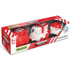 Set di 3 veicoli di soccorso Kid Cars - Wader