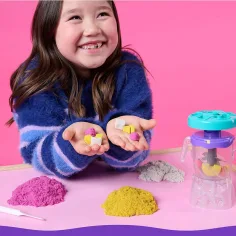Kinetic Sand: Frullatore per smoothie 396g con sabbia modellabile - Spin Master immagine 5