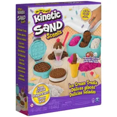 Kinetic Sand: Set per fare gelati in pasta profumata 454g - Spin Master