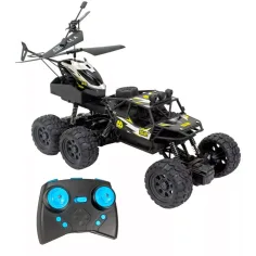 KOO: Kokan 052 auto fuoristrada radiocomandato e elicottero 2 in 1 set di gioco con illuminazione LED immagine 2