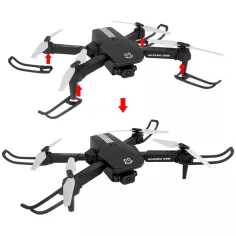 KOO: Kotaro 058 drone pieghevole radiocomandato con doppia camera e illuminazione LED immagine 5