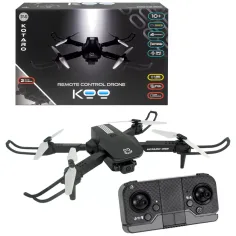 KOO: Kotaro 078 drone pieghevole rosso con telecomando, doppia camera e illuminazione a LED
