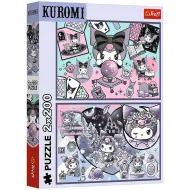 Kuromi avventure magiche puzzle 2x200 pezzi - Trefl