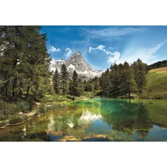Puzzle HQC 1500 pezzi Lago Azzurro 84,5x59,5cm - Clementoni immagine 2