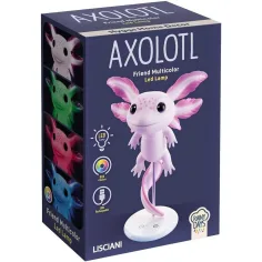 Lampada da notte LED Axolotl multicolore Rainy Days - Lisciani