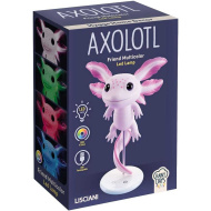 Lampada notturna a LED multicolore Rainy Days Axolotl - Lisciani