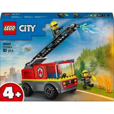LEGO® City: Camion dei pompieri con scala (60463) immagine 1